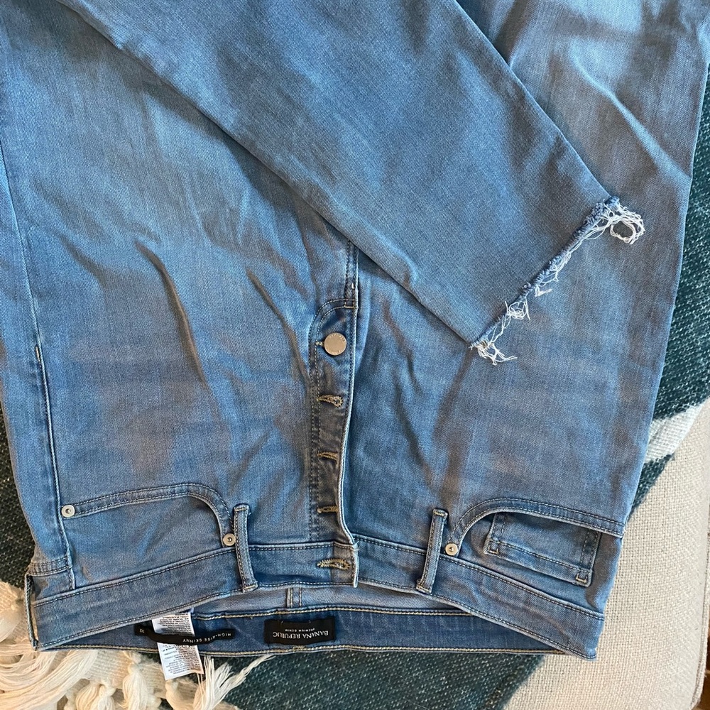Banana Republic Factory Button Fly Skinny Jeans